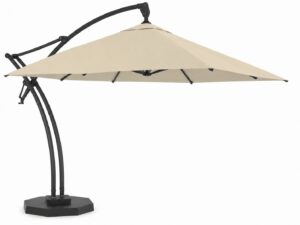 Ampelschirm Ibiza 3,5 × 3,5 m in Beige